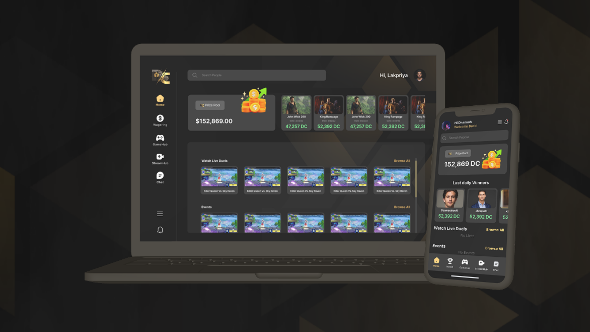 Duel Cube: Advanced Gaming and Wagering Platform | Portfolio Case Study ...