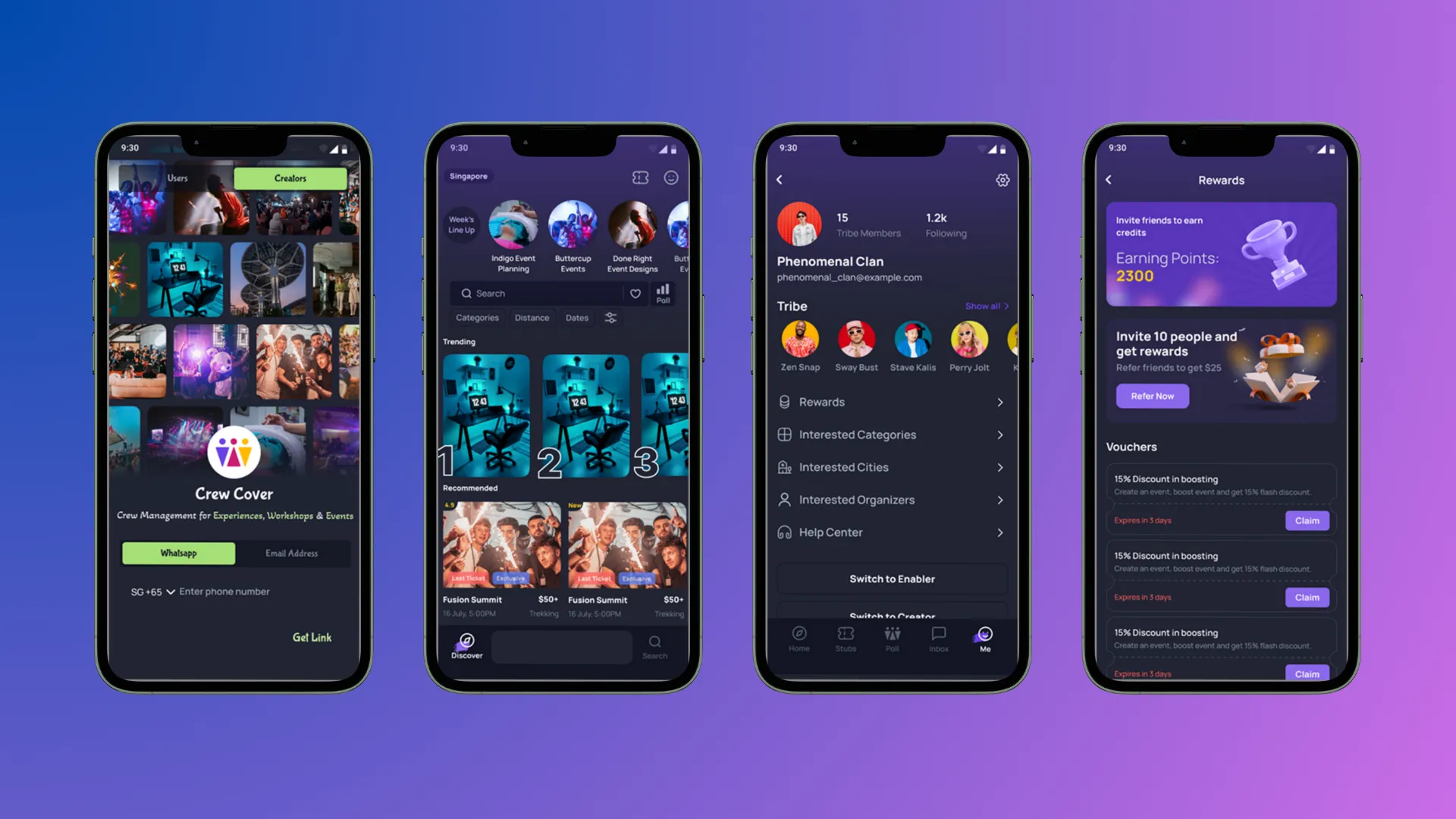 Crew Cover - Event Platform Cover