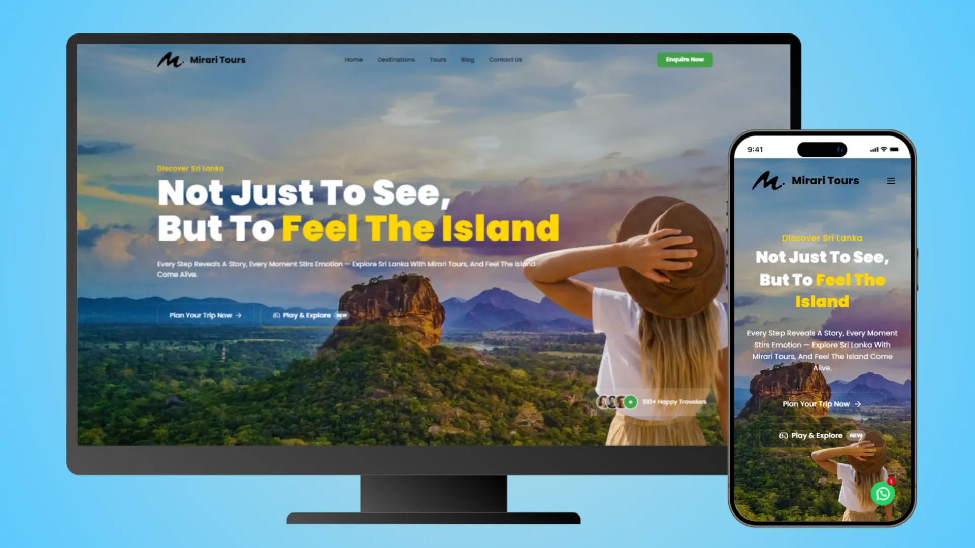 Mirari Tours:Travel Agency Platform Cover